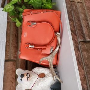 Schutz Leather Handbag Purse